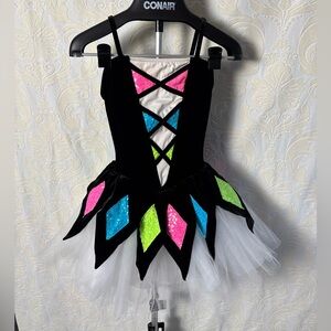 Weissman Black and Neon TuTu Dance Costume & Accessories
